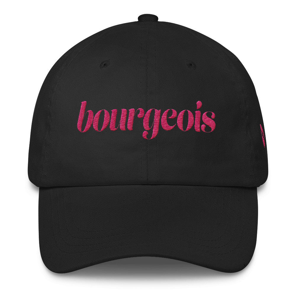 "Bourgeois with Lips" Classic Cap - Pink